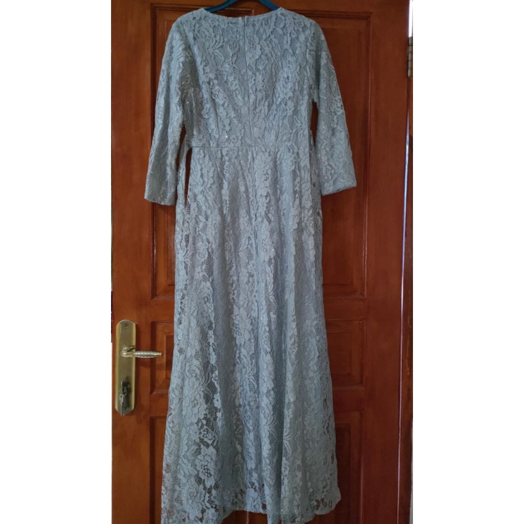 KEBAYA GAMIS WANITA MODERN DEWASA - KEBAYA GAMIS MODEL BROKAT UNTUK WISUDA/ KONDANGAN/ UNTUK ACARA P