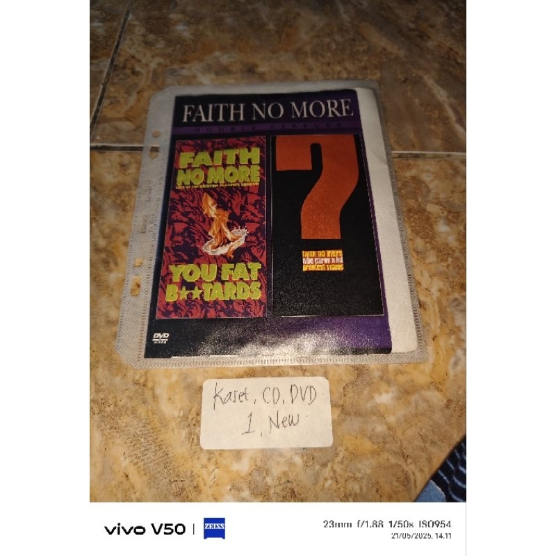 KASET DVD - FAITH NO MORE - DISC 1&2