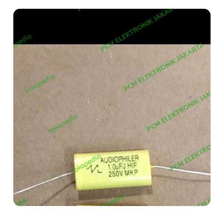 RF4624 kapasitor crossover audiophiler 105 105j 1uf 1uf 1 uf 250v 250volt by PCM LTC GLODOK