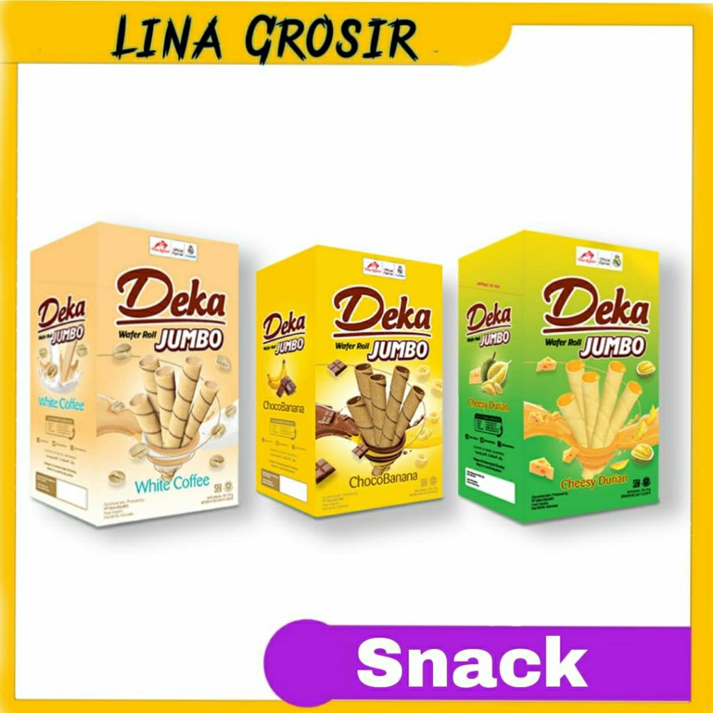 

DEKA Jumbo Wafer Roll isi 20Pcs