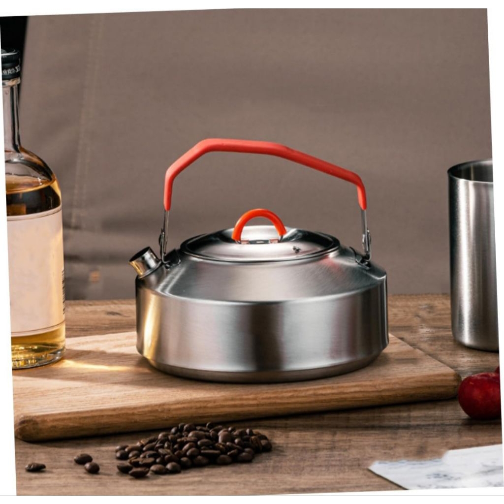 TAFFSPORT teko outdoor stainless Steel kettle teapot camping
