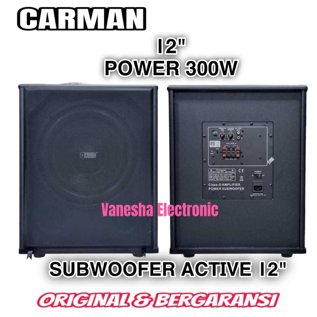 Subwoofer Aktif 12 Inch Crimson CARMAN CM1222A/ CM 1222 A Original