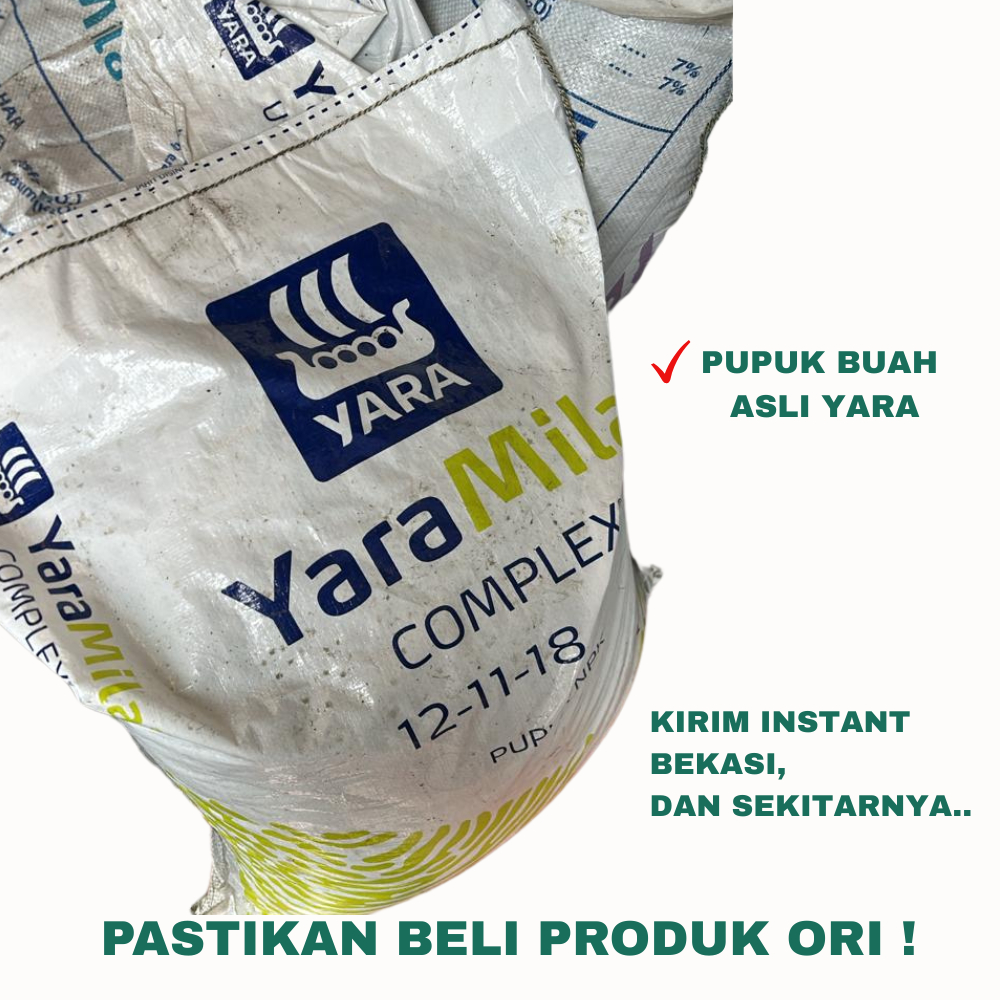 Pupuk Yara COMPLEX NPK 50 kg 1 karung Pupuk YaraMila NPK 12-11-18 Buah