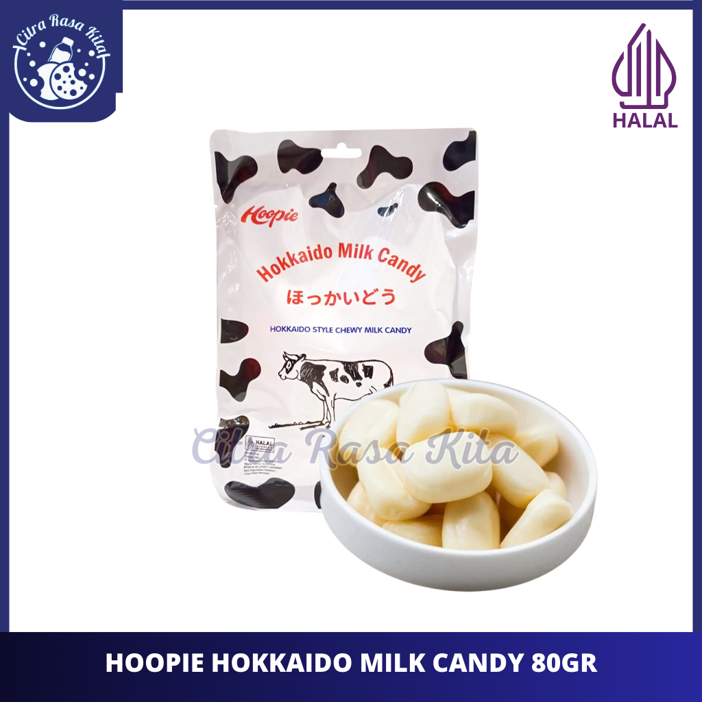 

Hoopie Permen Susu Hokkaido Milk Candy Halal 80g