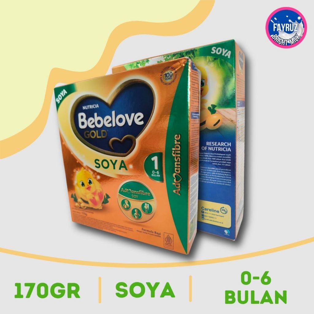 Susu Formula Bebelove Gold Soya (0-6 Bulan) 170gr - RSA