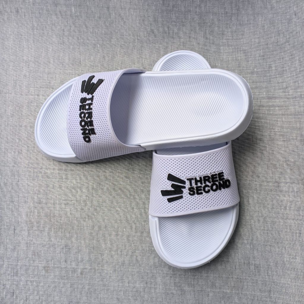 Sandal Pria/Wanita Three Second. Sandal Slop / Sandal Slide / Sandal Slip on