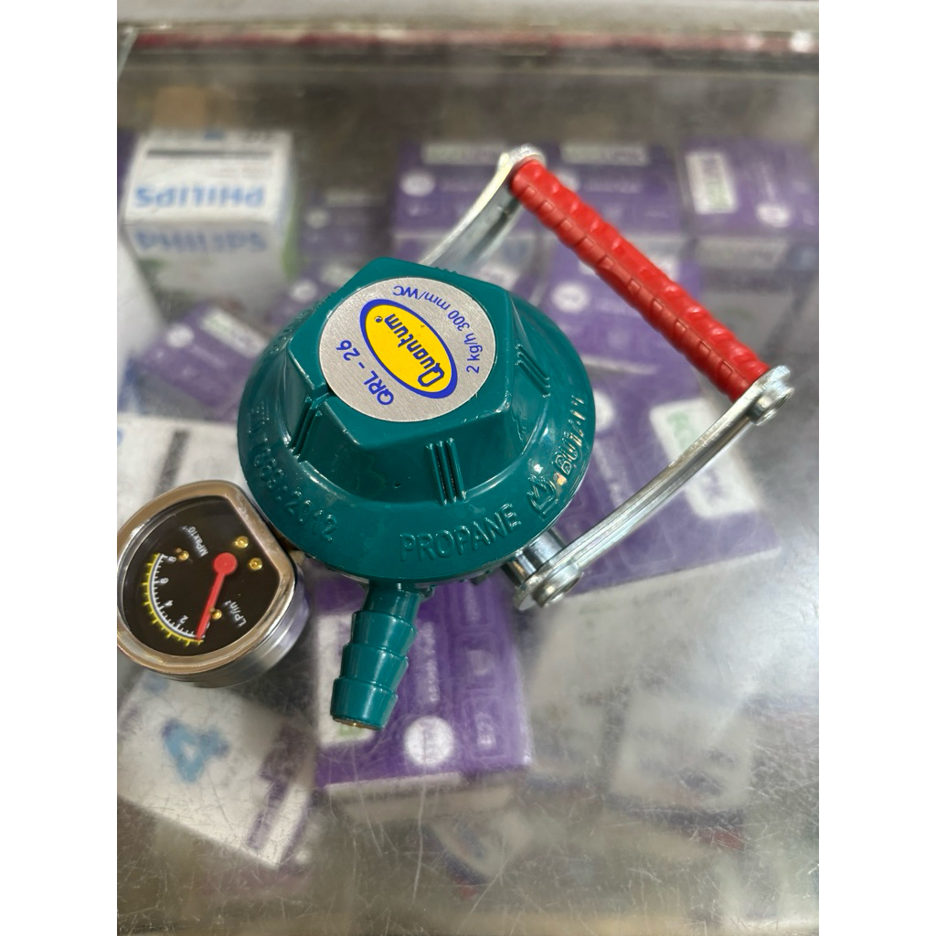 Regulator Gas Doble Lock Quantum QRL26 Anti Bocor