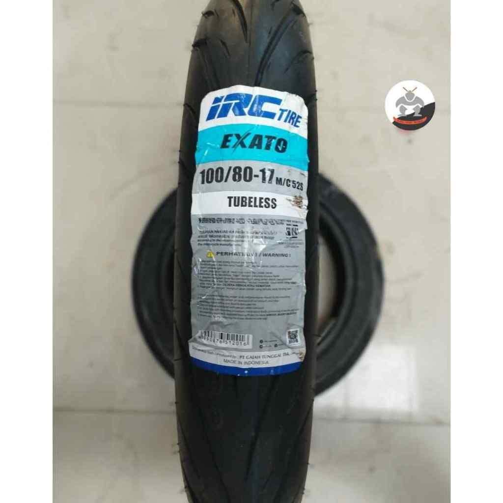 Ban Motor IRC EXATO size 100/80 R17 - Tubeless Ban Belakang Supra GTR 150, Sonic 150R,  Mx King 150