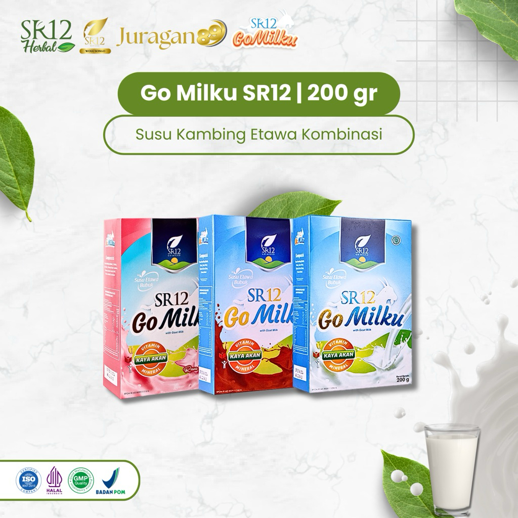

Susu Go Milku 200gr SR12 - Susu Kambing Etawa Kombinasi Bubuk