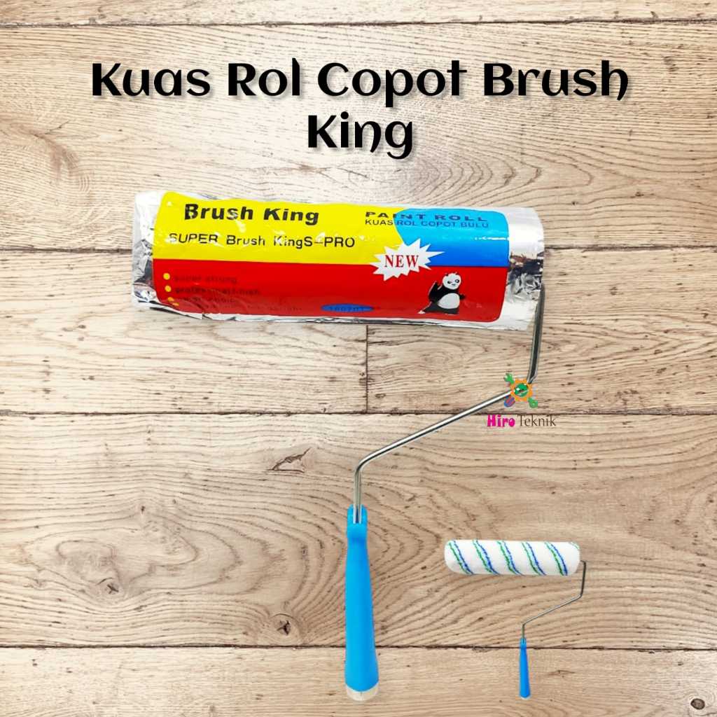Kuas Roll Rol Copot Brush King Cat Tembok Dinding 9 Inch Roller Brush