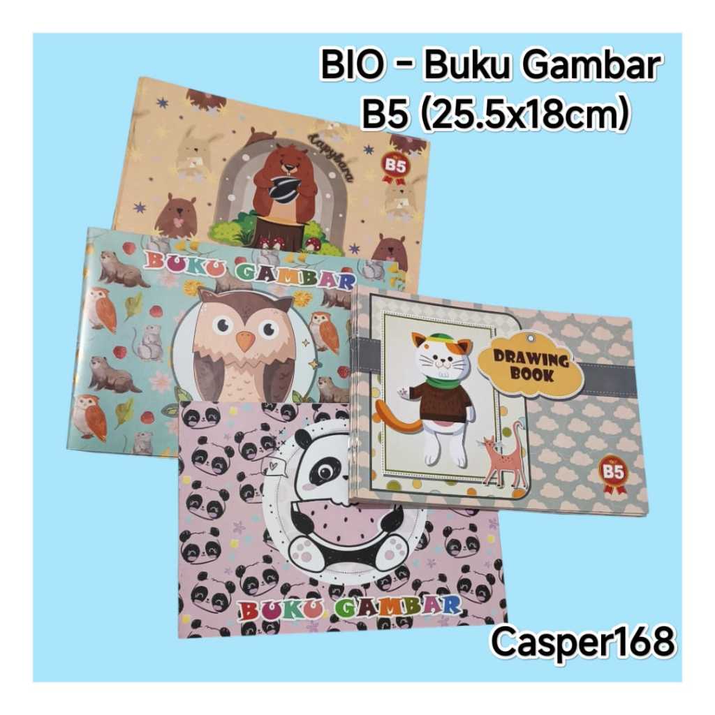 

BIO - BUKU GAMBAR KECIL B5 - BUKU GAMBAR FANCY B5