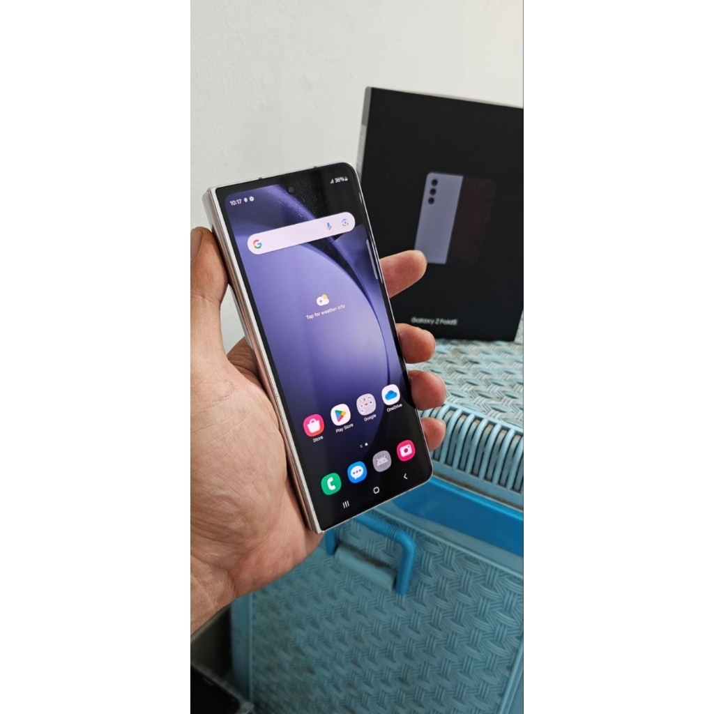 Second Samsung Z Fold 5 Ram 12/256gb Fullset second
