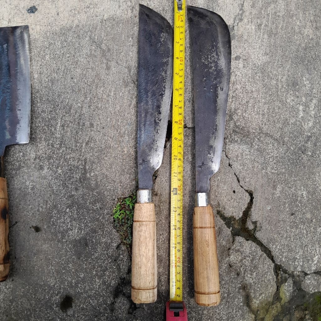 pisau kebun / pisau pemotong / pisau cacah singkong / cap bintang / golok kerebo / produk dari korip