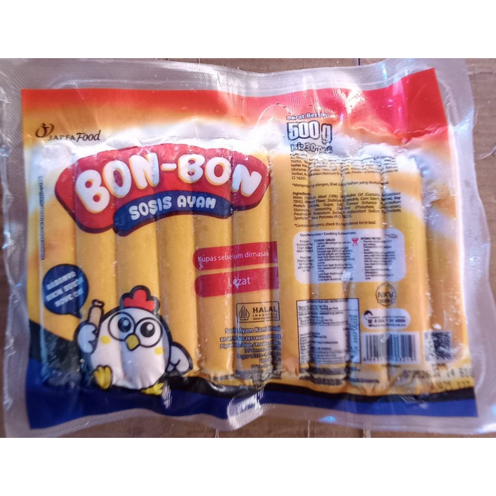 

Bon-Bon Sosis Ayam 500gr/Zee Frozen Mart