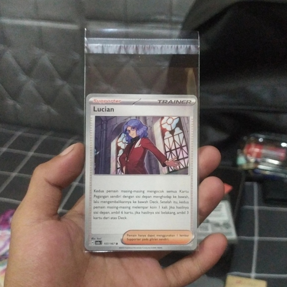 Kartu Pokemon ID Lucian ( Supporter ) - Topeng Transfigurasi Sv6s 157/167 U