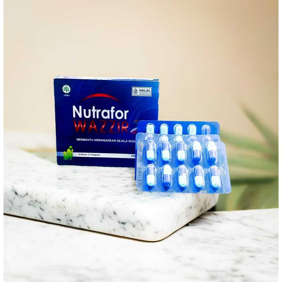 Nutrafor WAZZIR Obat Wasir | Ambeien | Varises Herbal