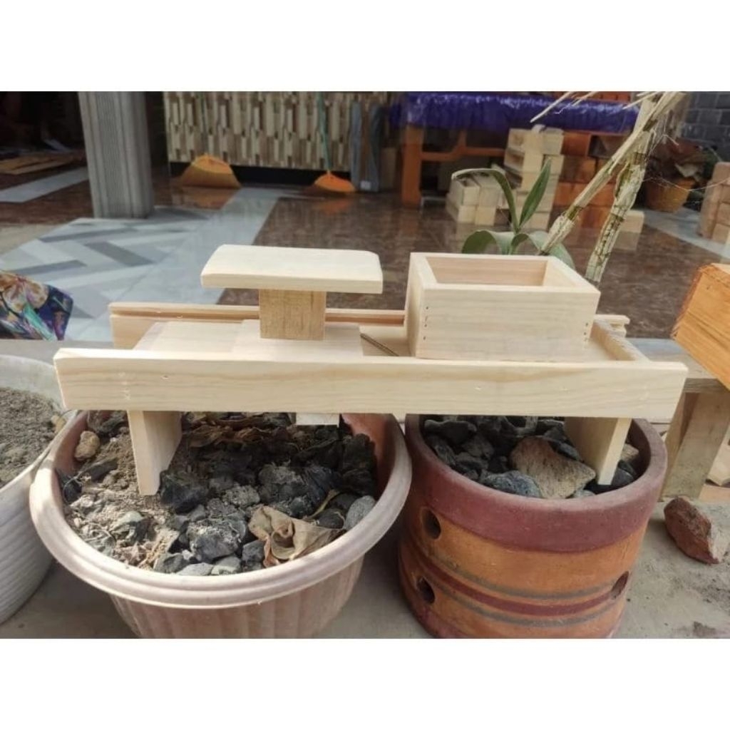 Alat pengiris Bawang / pemotong / penggiling kayu jati Besar