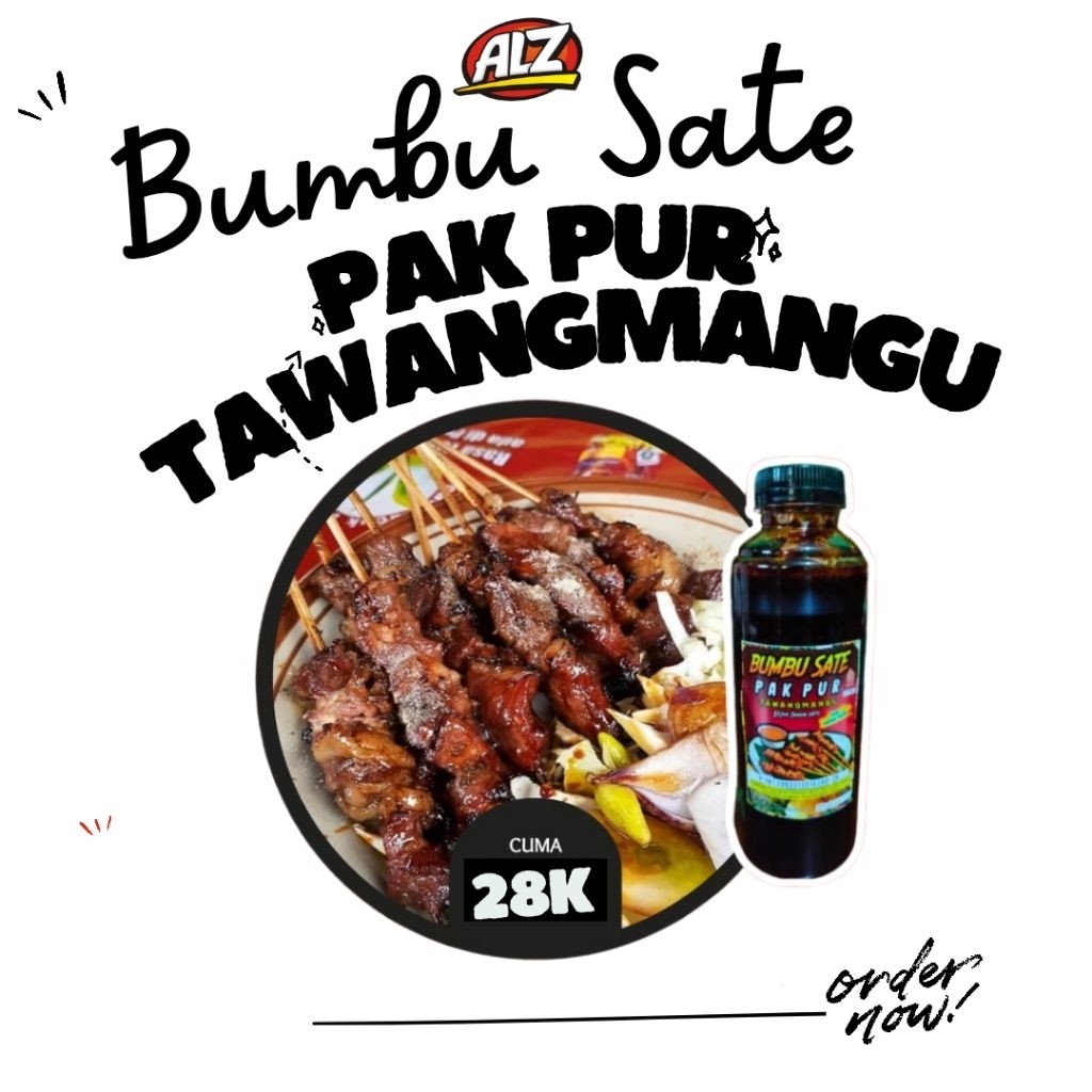 

ALZ BUMBU SATE KAMBING PAK PUR TAWANGMANGU 300ml Free Bubble Wrap