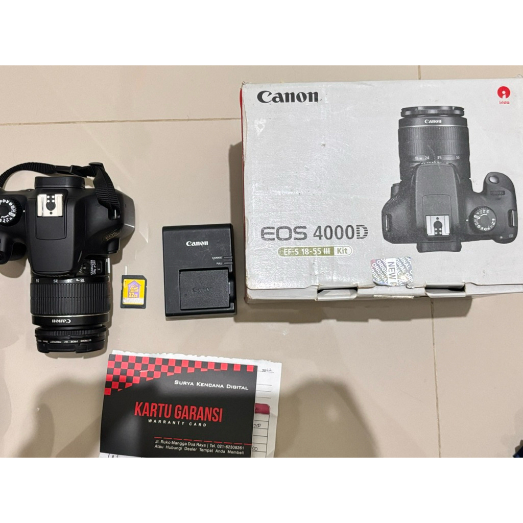Canon EOS 4000D Second Ex Garansi Resmi (Nego Dikiiitt)