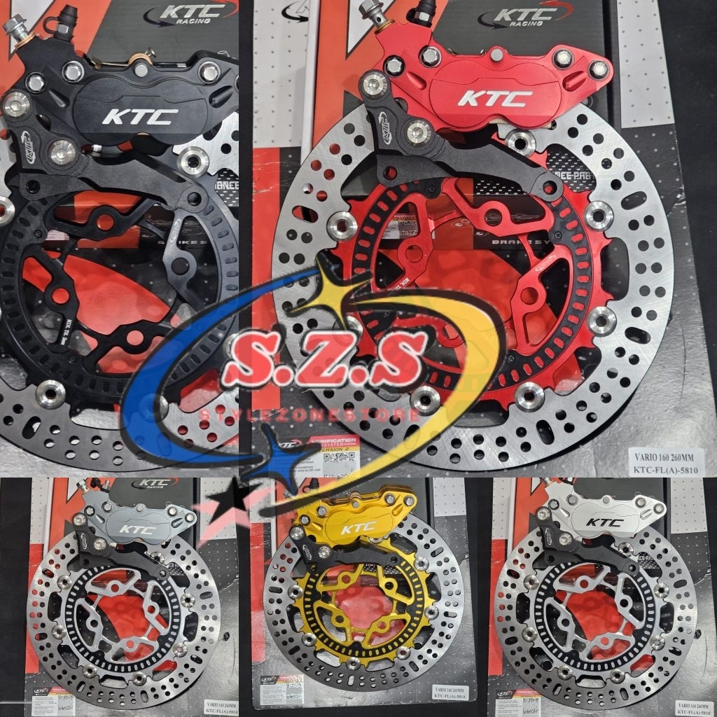 Paket Rem Kaliper Ktc Vario 160 Abs 4P Disc 260 KTC Vario 160 Abs Cbs