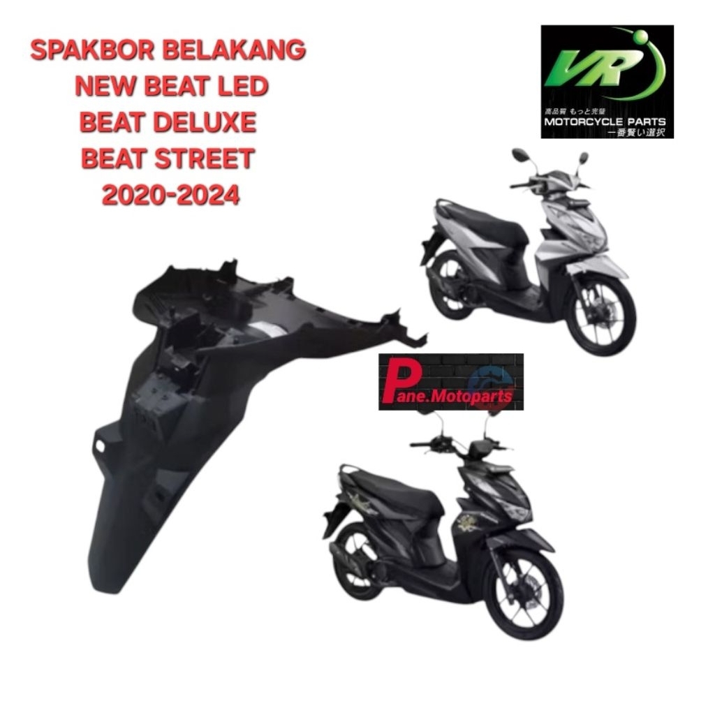 VR REAL FENDER SPAKBOR BELAKANG NEW BEAT LED BEAT DELUXE BEAT STREET 2020-2024 BEST QUALITY