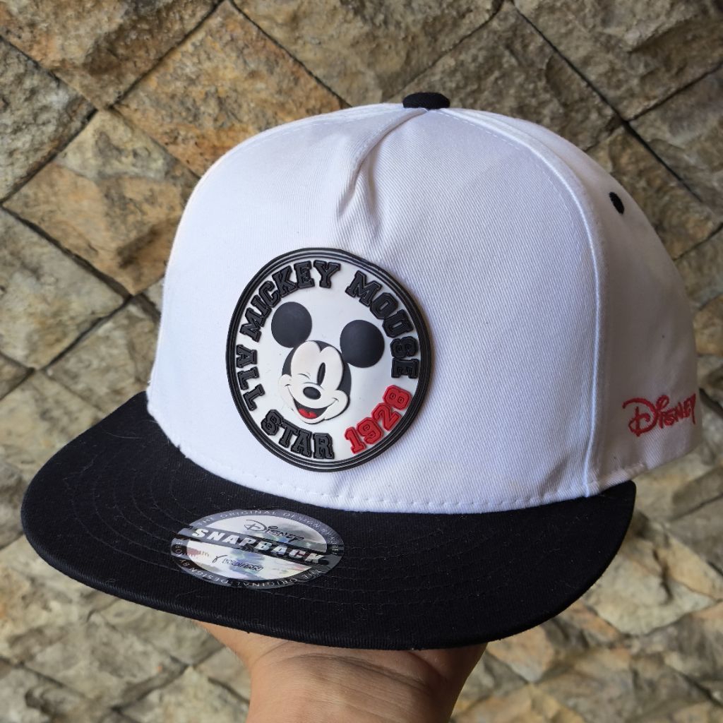 Topi Snapback Disney Mickey Mouse Original Seperti Baru Not New Era