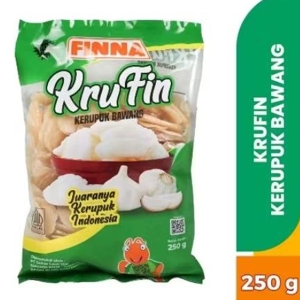 

Kerupuk Finna / Krufin kerupuk bawang mentah 250gram
