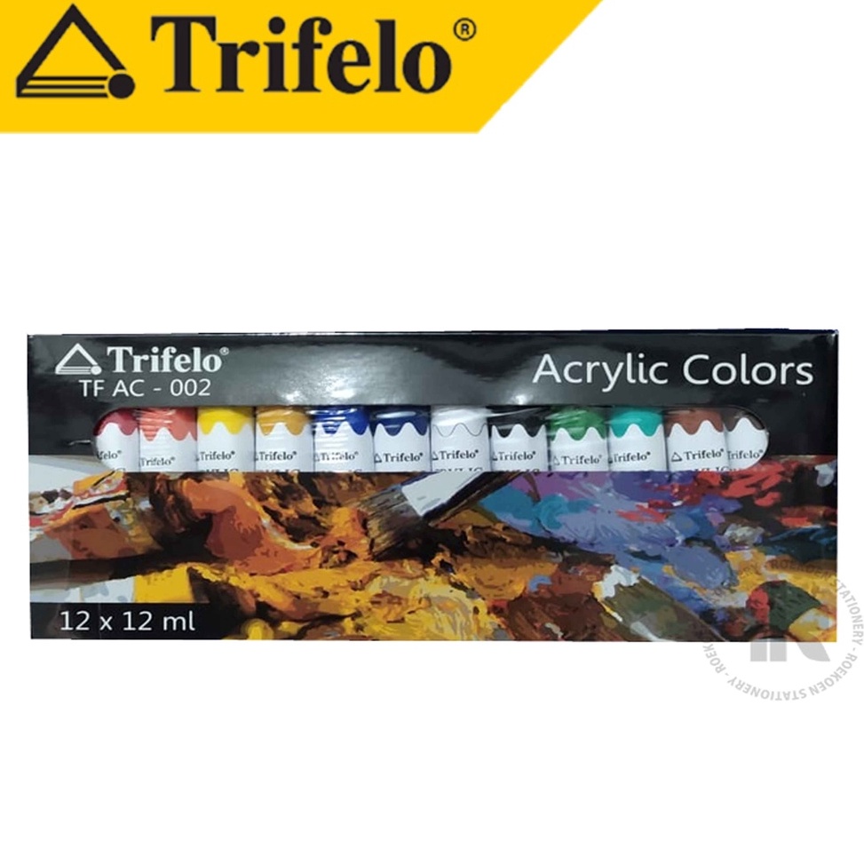 

KODE D64F Trifelo Cat Acrylic Set 12ml TF AC2 12 Warna
