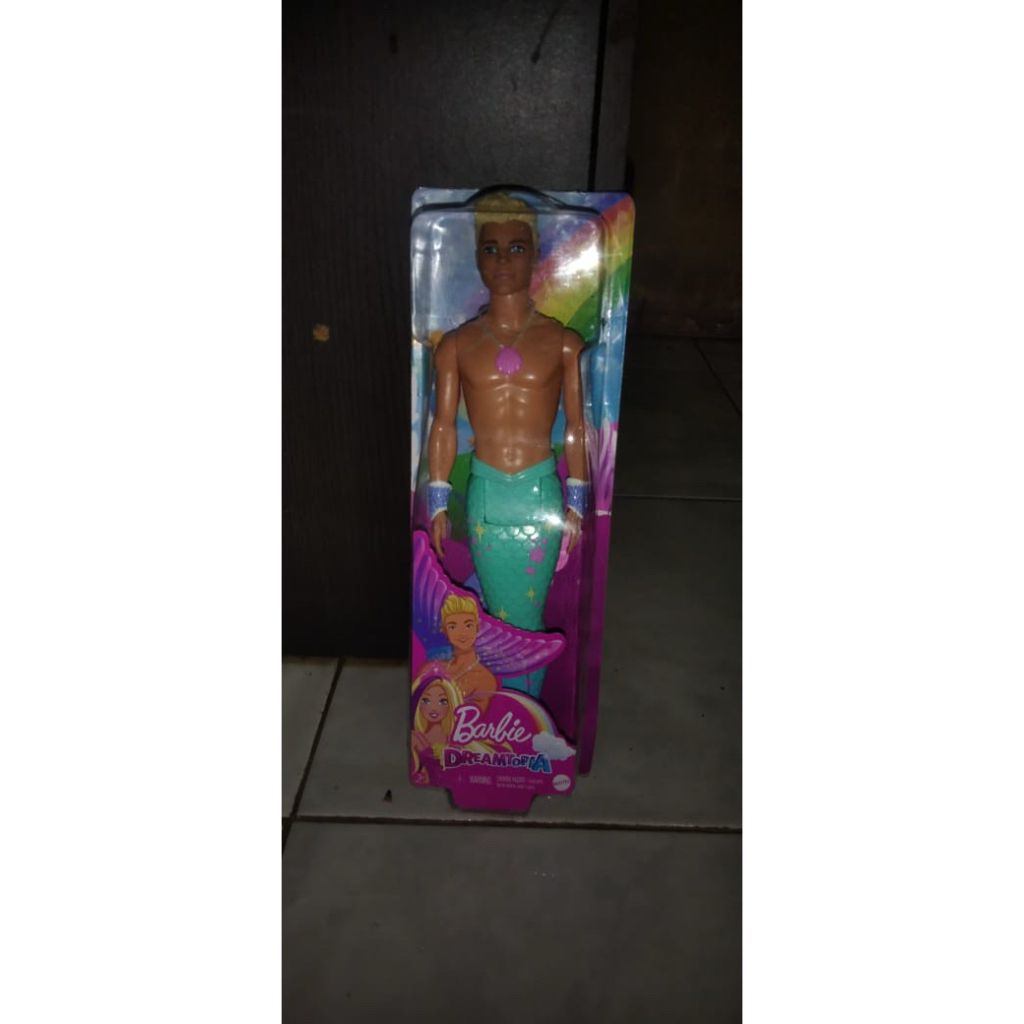 boneka Barbie Ken mermaid