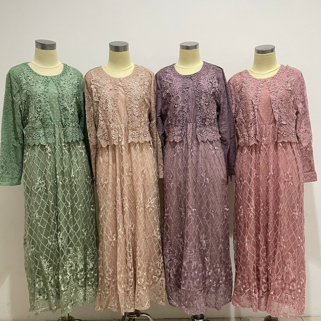 gamis bordir blazer YL1040