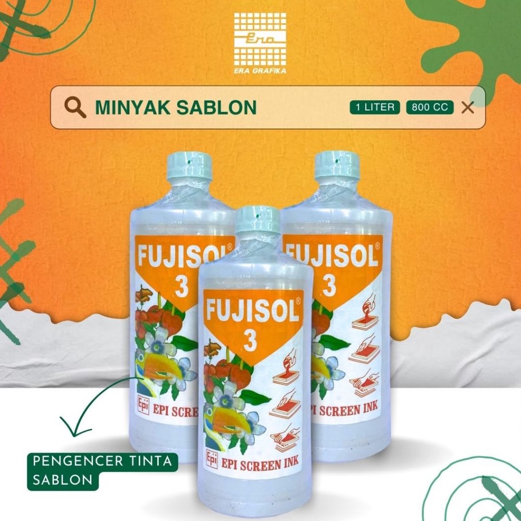 

KODE G75G MINYAK SABLON PENGENCER TINTA SABLON FUJISOL 3 M3 1