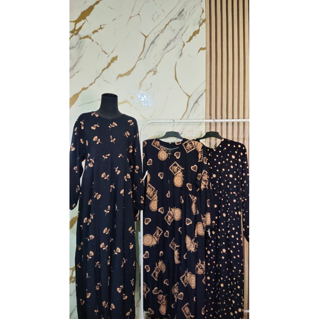 GAMIS SUSUN MOTIF VIRAL