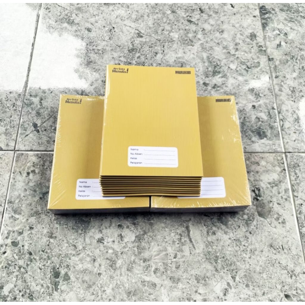 

10 pcs Buku Tulis 32 Lembar Sampul Coklat / Sampul Kartun