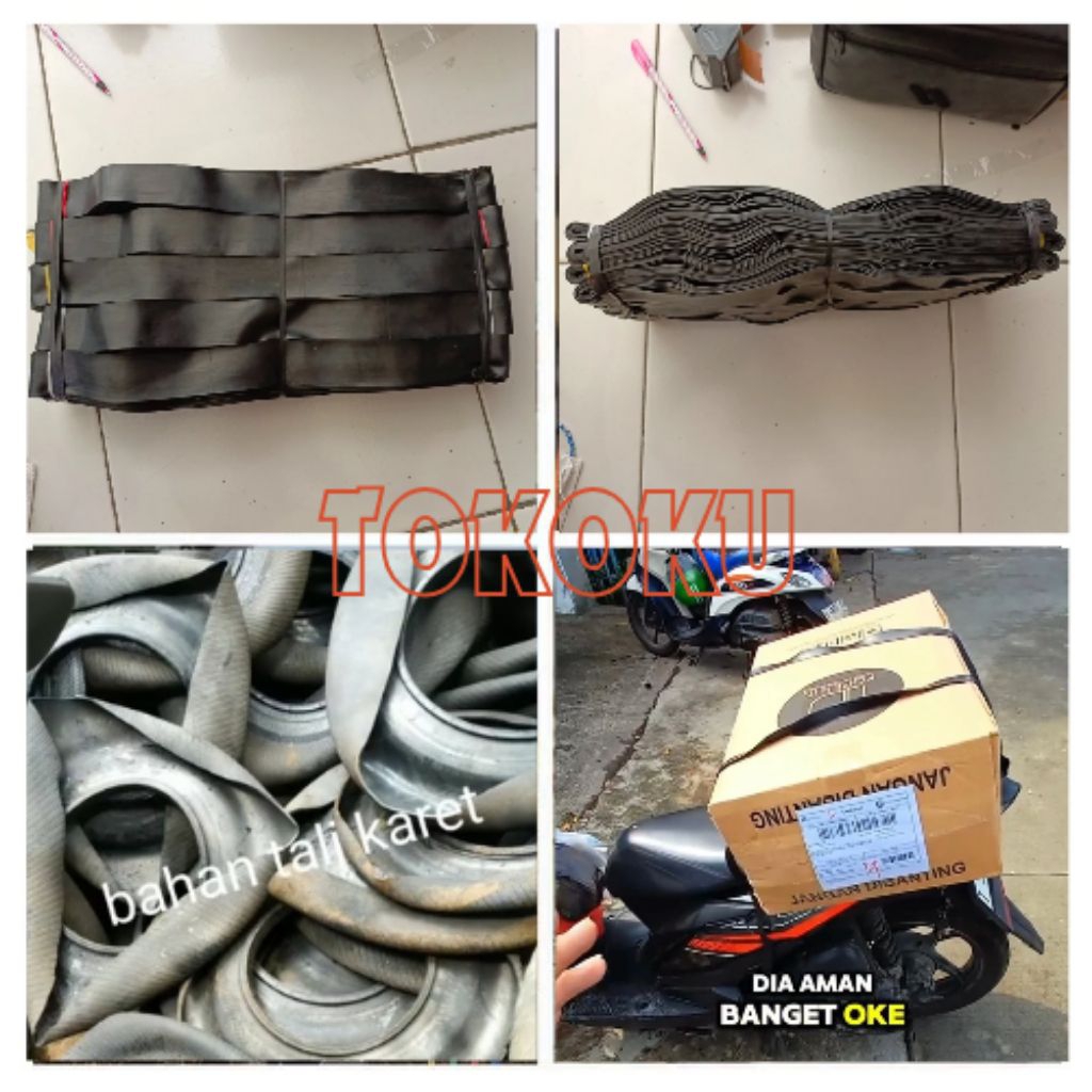 

Tali karet Pengikat Barang Panjang 3 Meter Lebar 3 Cm Karet Elastis