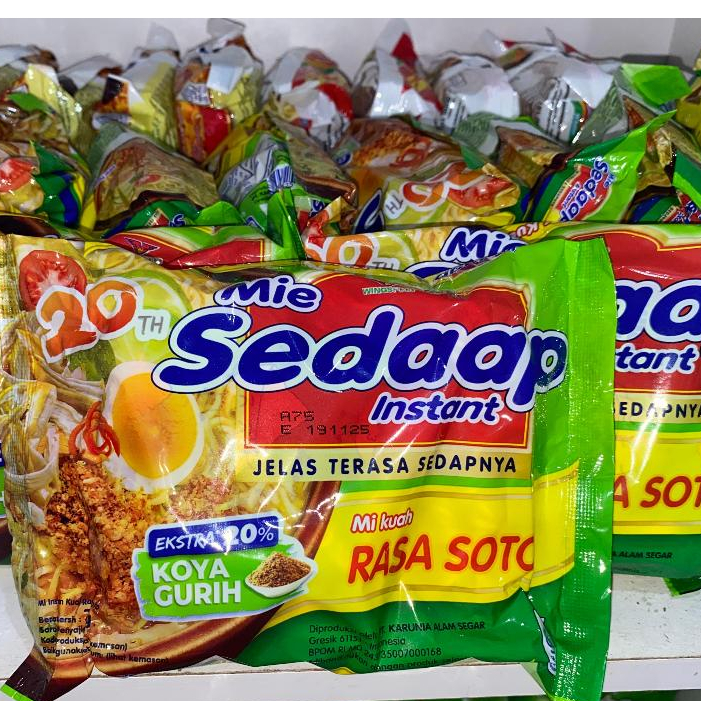 

Mie Sedaap Instant Rasa Soto dan Goreng
