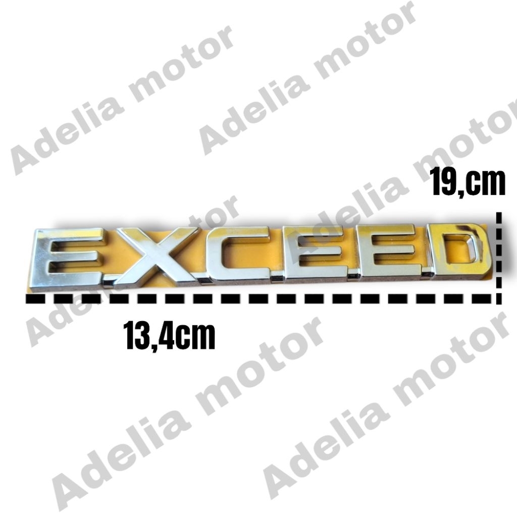 Emblem EXCEED emblem tulisan bagasi exceed logo belakang xpander exceed