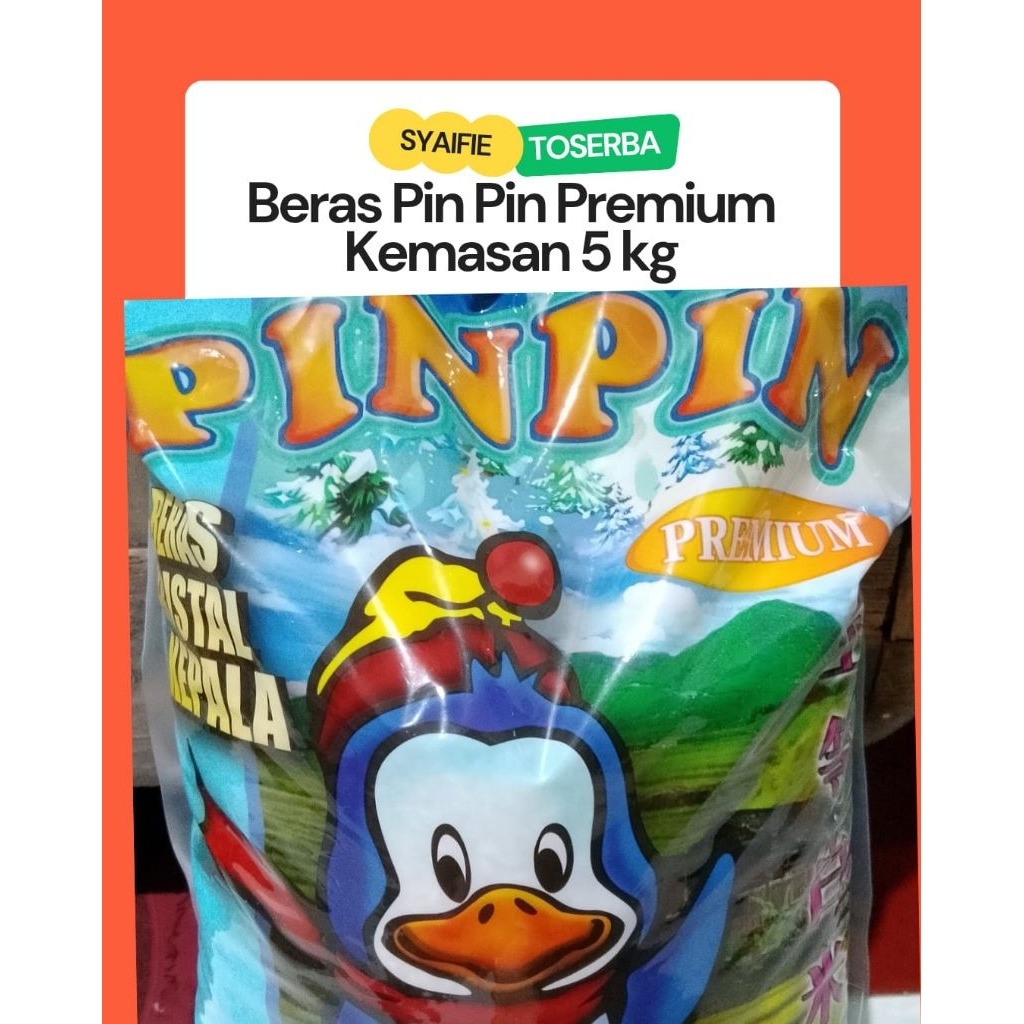 

Beras Pin Pin Kemasan 5 kg