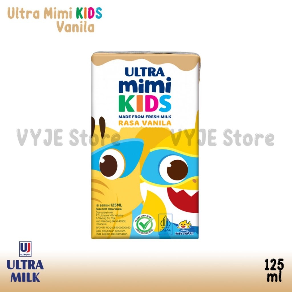 

Ultra Mimi Susu UHT 125ml 1 Karton (40 Pcs) Vanilla