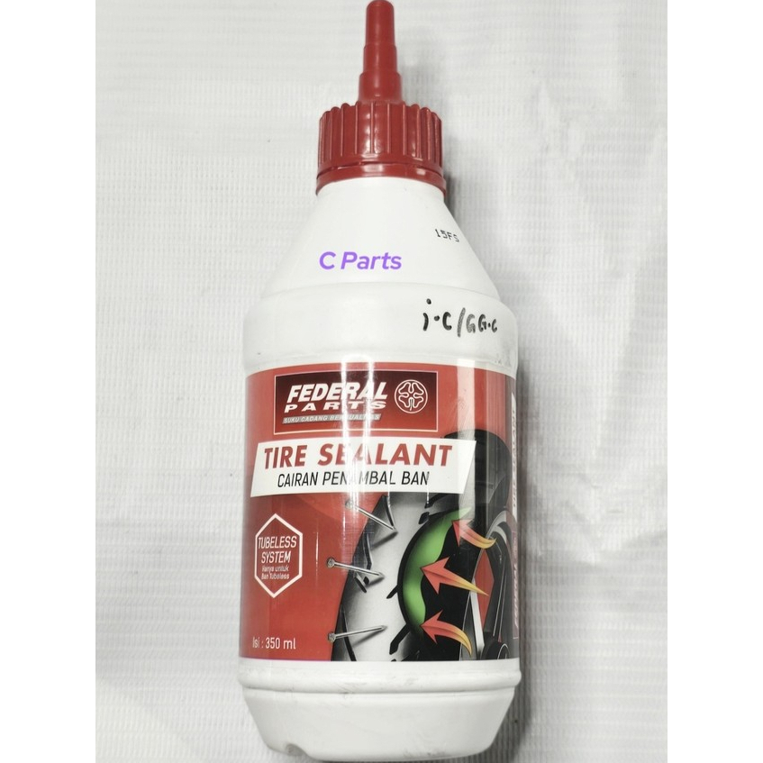 Cairan ban tubeless/Cairan anti bocor ban tubeless FEDERAL 350ml