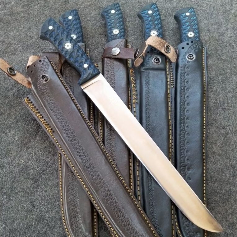 Pisau Sembelih Baja Hss Pulltang Asli Handle Mikarta