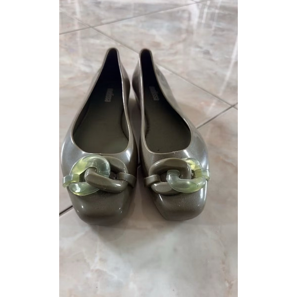 Melissa flat shoes original preloved size 38 insole 24cm