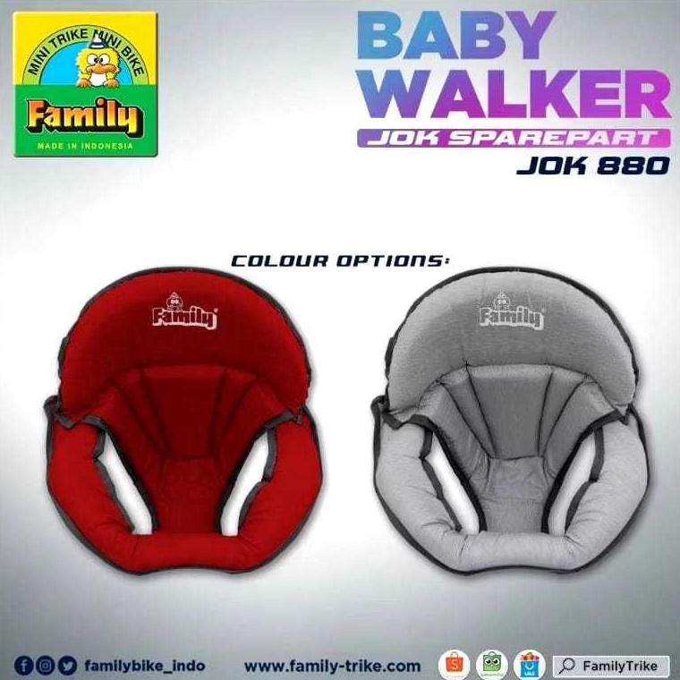 KODE T52K Jok Baby Walker Family F 88 Jok Busa Aksesoris Babywalker Perlengkapan Badong Kereta Doron