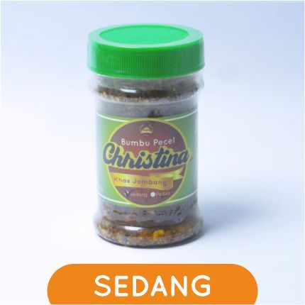 

Sambel Pecel Christina, Bumbu Pecel Khas Jombang 150g Pedasnya Sedang- Bumbu pecel - Sambel - Bumbu