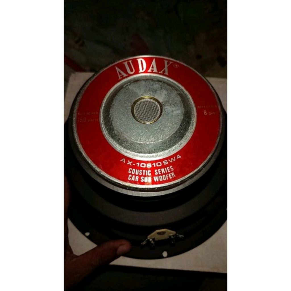 speaker audax ax-10610 SW4 10 inch 150W 8 OHM SUB WOOFER. baru stok lama