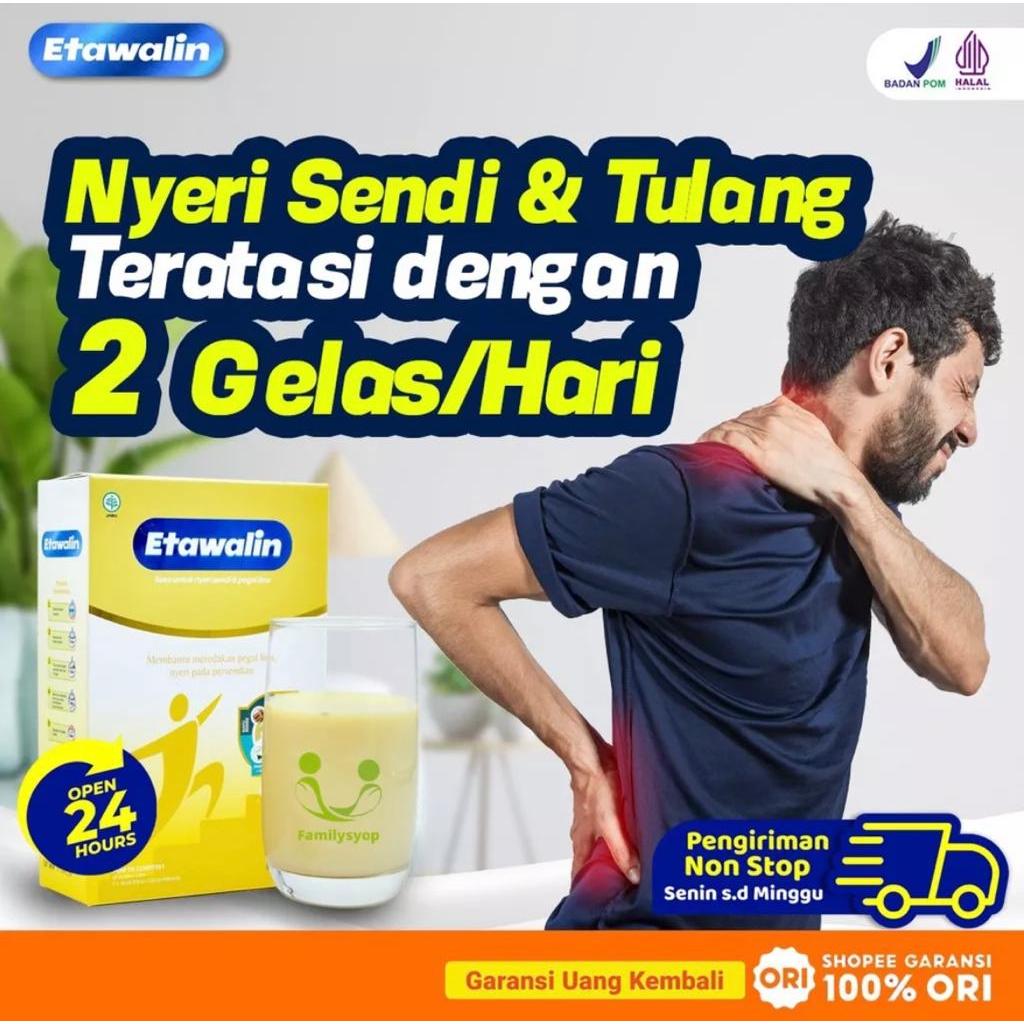 

PAKET (1 BOX) - Etawalin Membantu Mengatasi Asam Urat, Rematik Dan Nyeri Sendi BPOM HALAL