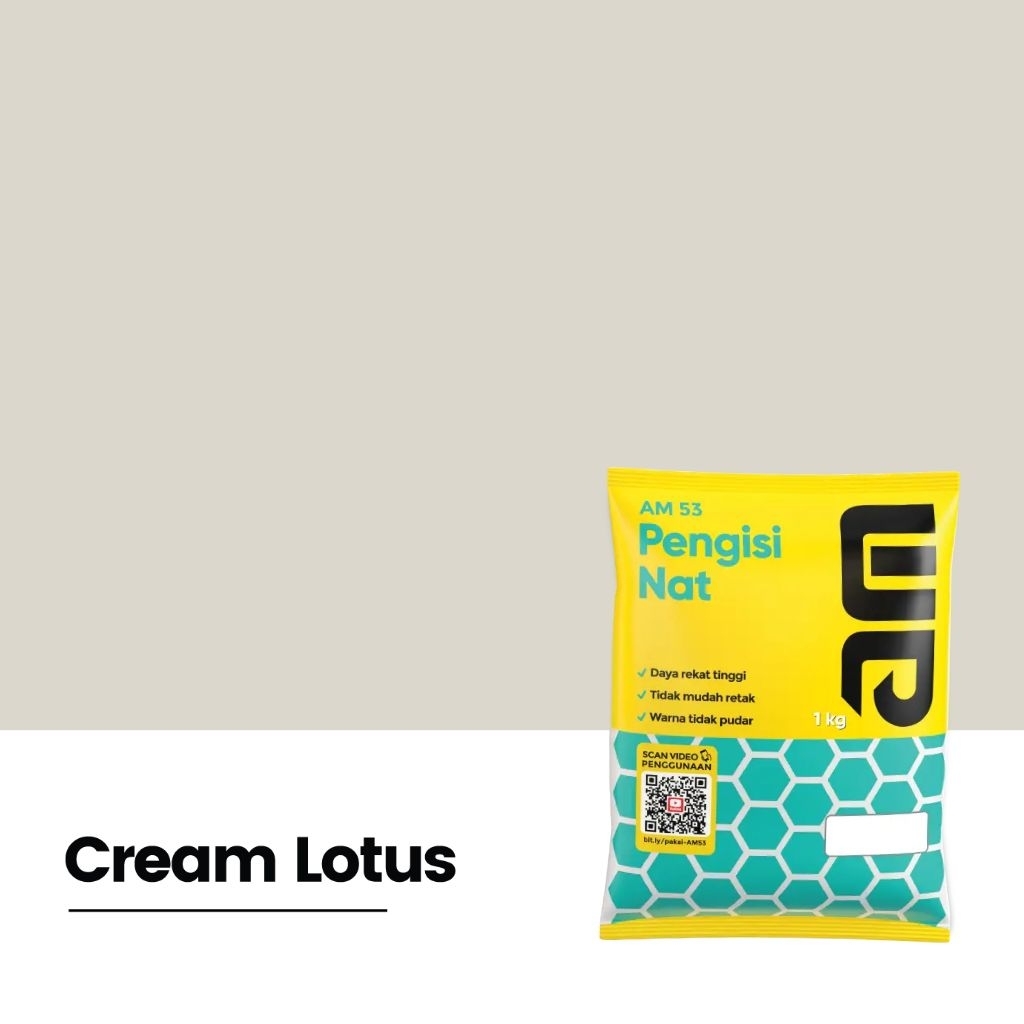 Am 53 Pengisi Nat Ekonomis 1 Kg (Cream Lotus)