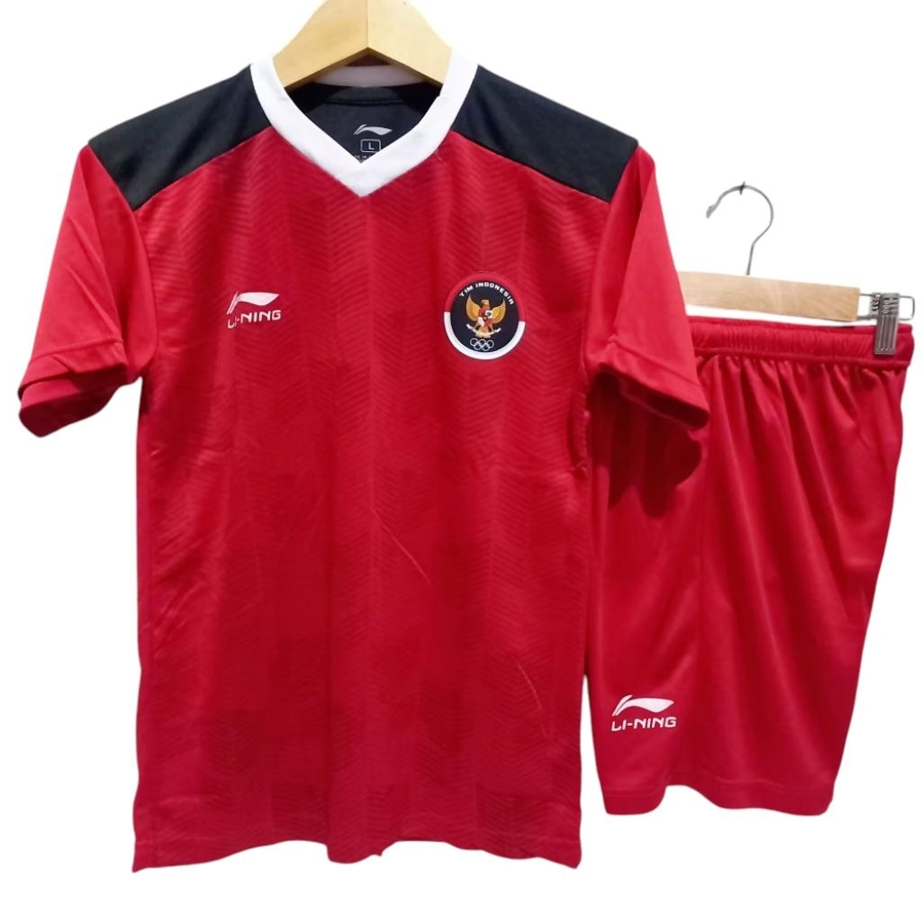 Stelan Jersey Futsal Volly Badminton Timnas Indonesia Dewasa Sea Games