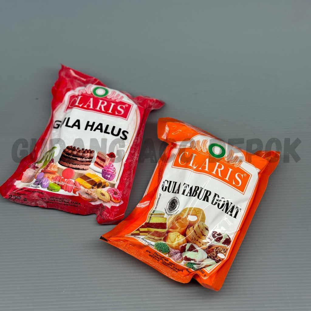 

GULA CLARIS HALUS / GULA CLARIS TABUR DONAT / GULA TEPUNG DINGIN