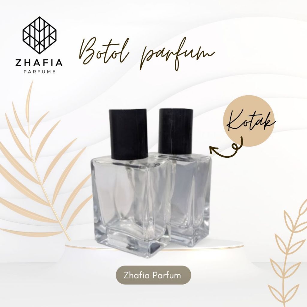 BOTOL PARFUM  30ML PETAK(KOTAK)/ BOTOL PARFUM / ZHAFIA PARFUME