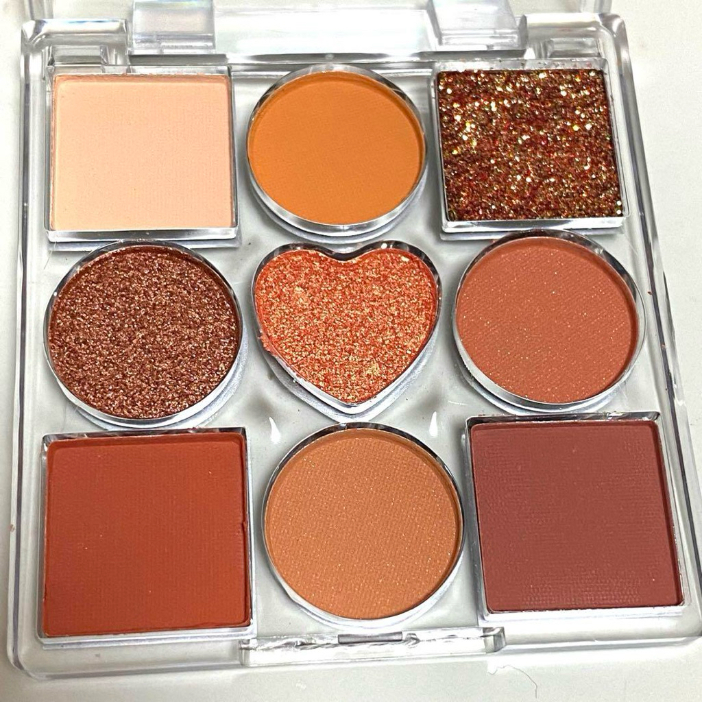 56786 EYESHADOW PALETTE SHIMMER/Sumber terlaris sembilan warna eye shadow pink dan coklat palet warn